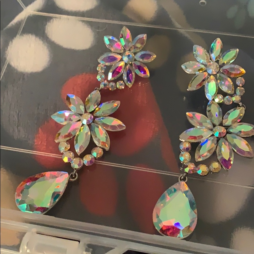 Earrings worn for pageant